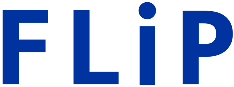 FLiP wording blue